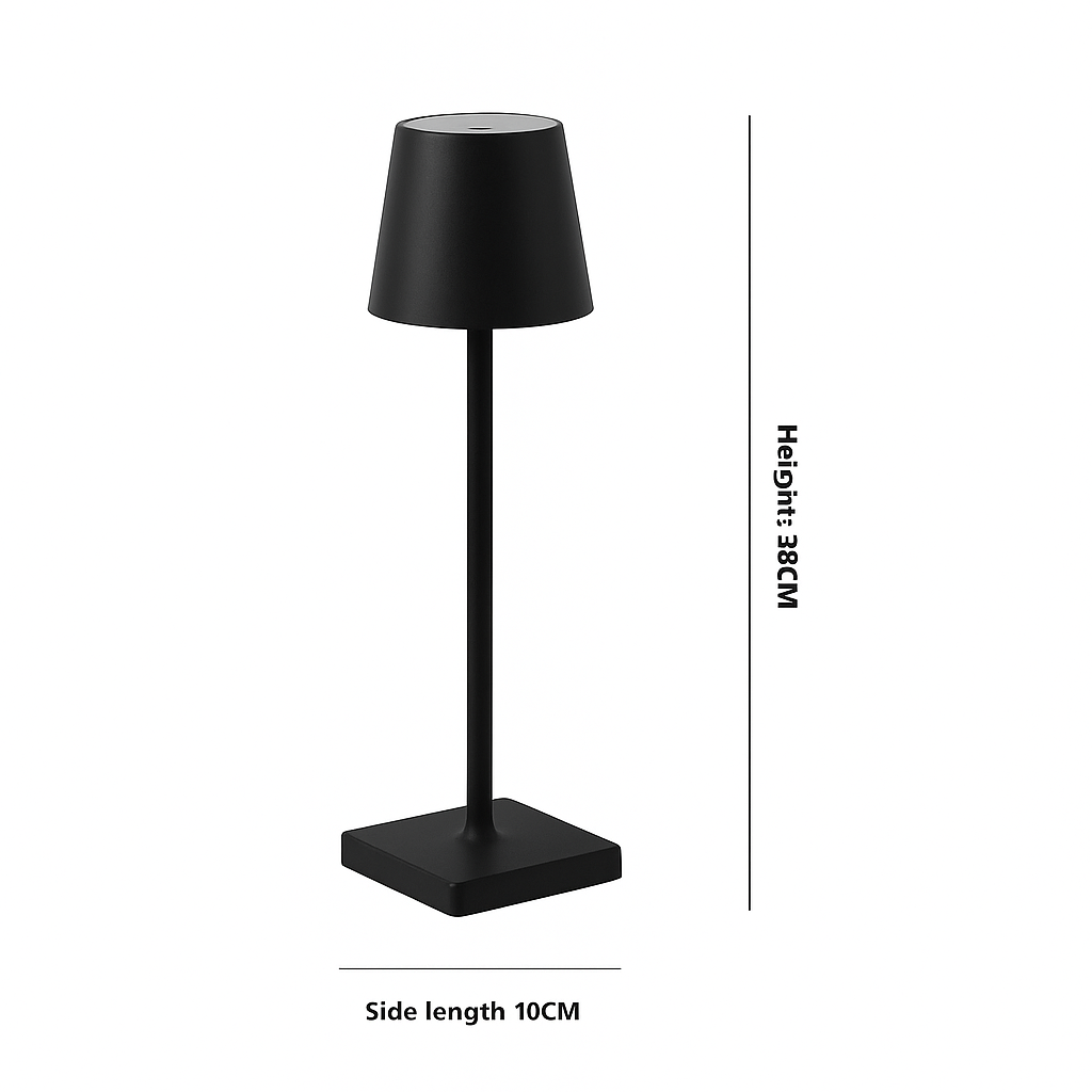 Rechargeable LED Touch Table Lamp – 3 Color Modes, Dimmable, Cordless Bedside & Desk Light