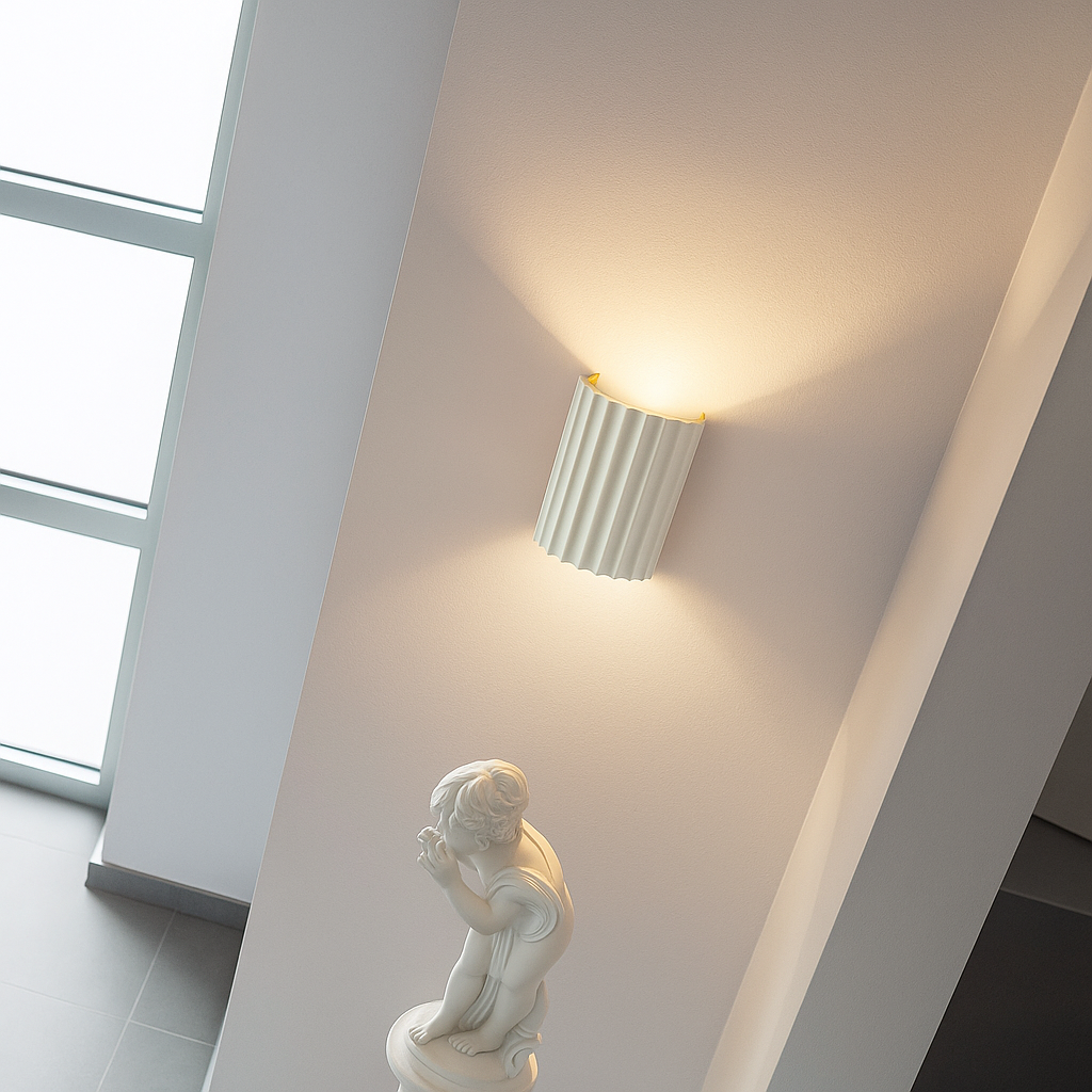 Modern Resin Wall Lamp – LED Indoor Lighting for Bedroom, Living Room, Bedside & Home Decor