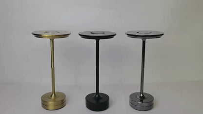 Retro LED Rechargeable Table Lamp – Touch Control, Dimmable, Portable Type-C Desk Light